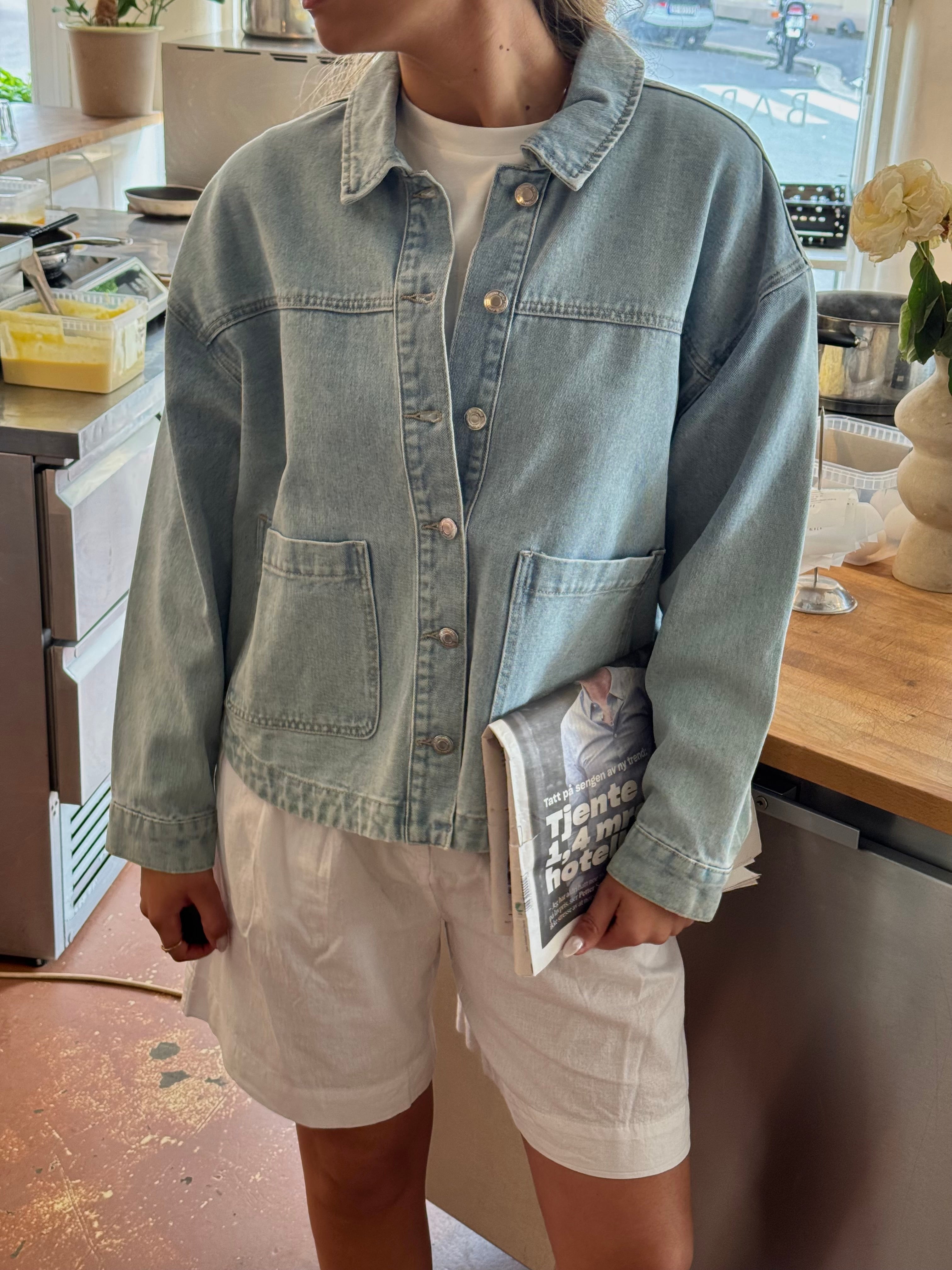 VMJAMIE Denim Jacket - Light Blue Denim
